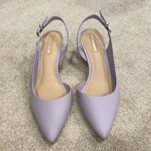 NWT Antonio Melani Sz 9.5M Leannee Pastel Purple Kitten Heel